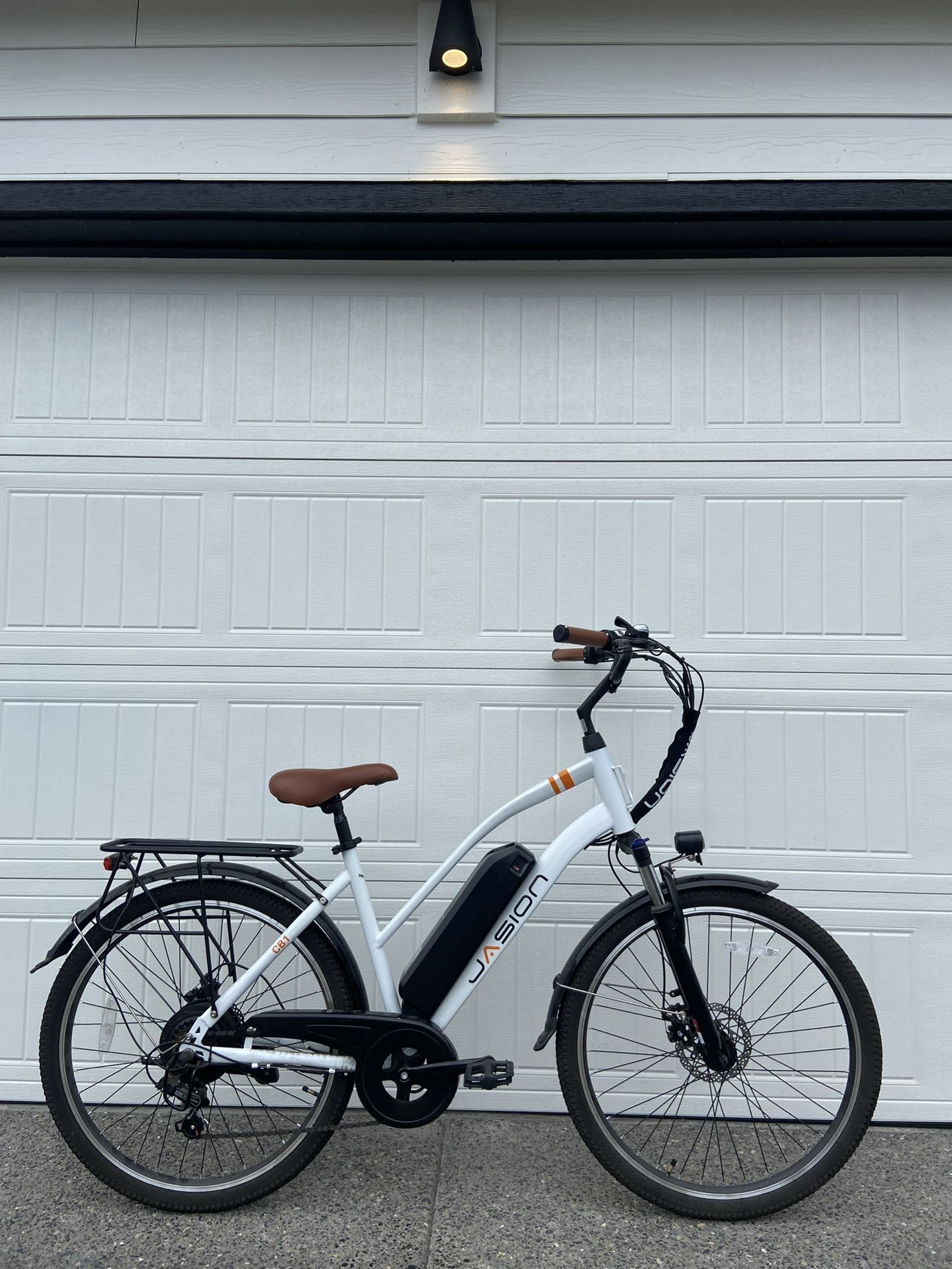 Jasion CB1 Electric Bike – 26” City Cruiser / Commuter E-bike Step thru bicycle