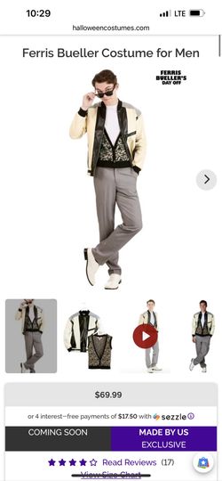 Halloween Costume Ferris Bueller 