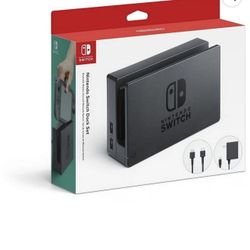 Nintendo Switch Dock With Controllers 
