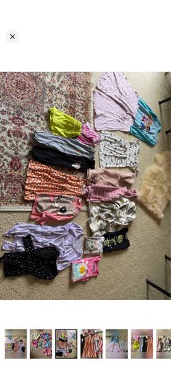 Girls bulk lot Clothing Bundle 5/6 7/8 Zara H&M Disney 20+ Pc