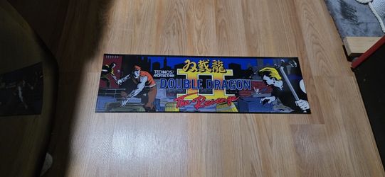 Double Dragon II Arcade Marquee