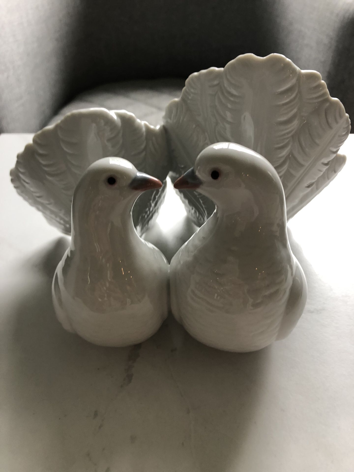 Lladro “Couple of Doves” Porcelain Figurines