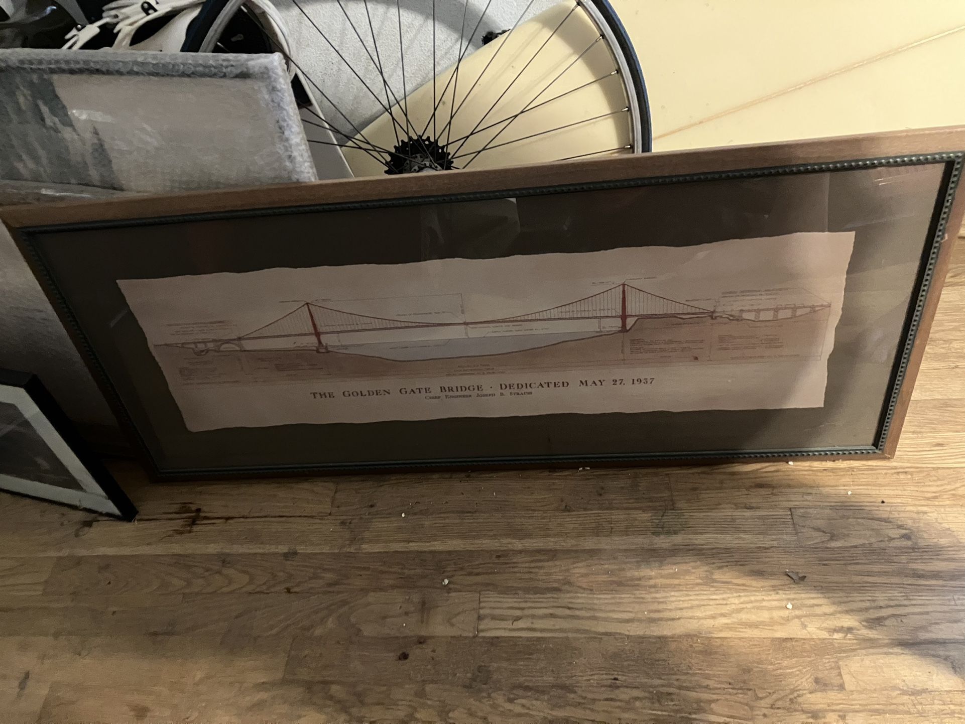 Large Bridge Picture With Frame