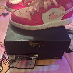 Hot Pink Kids Jordan’s