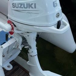 SUZUKI 6HP DF6ASW5 Outboard Motor 15 Inch | White 2025