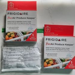 2 Frigidaire Pure Air Produce Keeper Air Filter Refills 