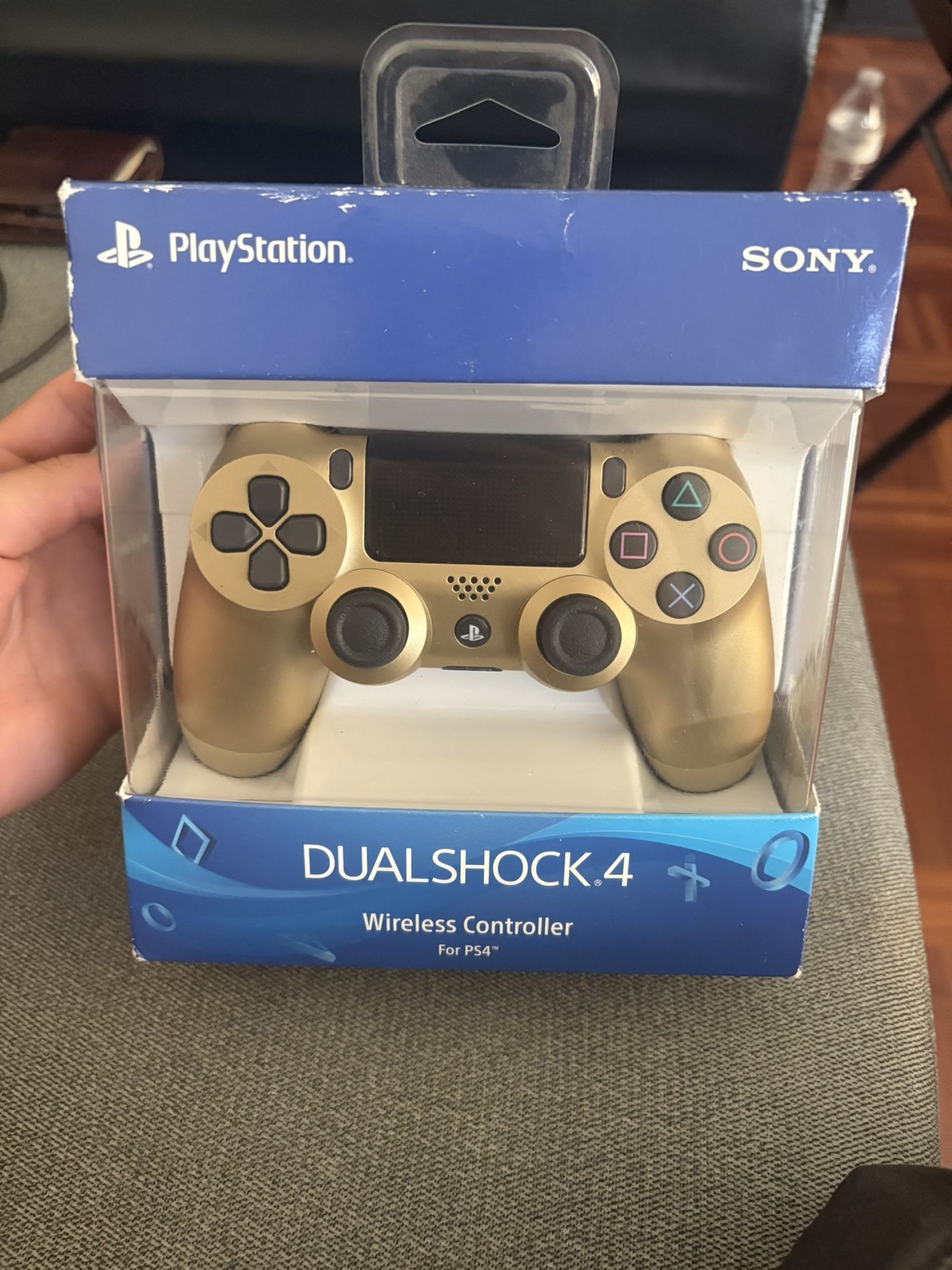 PS4 controller gold