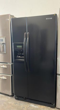 Kitchen Aid Side By Side Black Refrigerator Fridge
