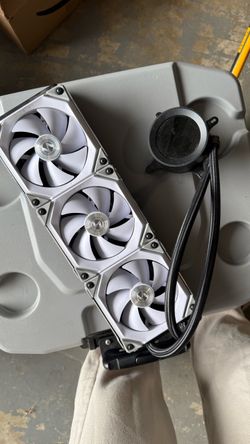 NZXT 360mm AIO CPU Cooler + 3 White Lian Li Fans – $50