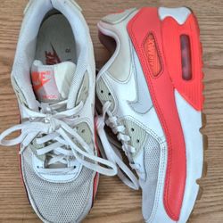 Nike Air Max 90 x Undefeated UNDFT White Solar Red Womens Size 6 CJ7197-103