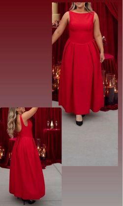 red dress