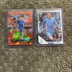 Soccer Cole Palmer Orange Ice Prizm /145 & Rookie