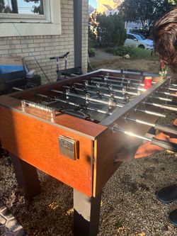 Will deliver Foosball Table, Harvard Rematch