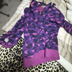 Purple Bape Hoodie 