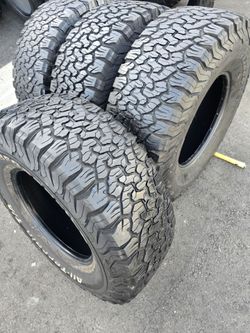 4 Used Tires Lt35x12.50r17 Bfgoodrich K02 LR E, 10 ply $550.00 all 4