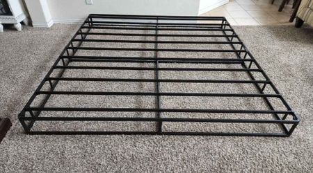 King Size Steel Smart Box Spring Bed Base. Tool-Free Easy Assembly.  79"L x 75.5"W x 7"H