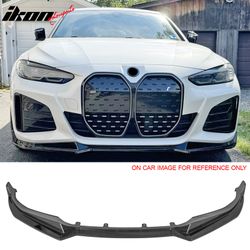 Fits 2021-2027 BMW G26 & i4 Gran Coupe M Sport Front Bumper Lip Carbon Fiber Print