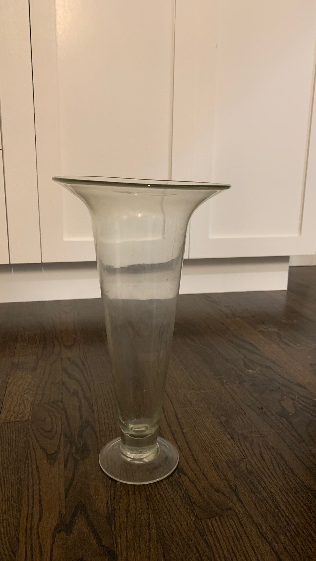 Large 15" Glass Vase Flowers