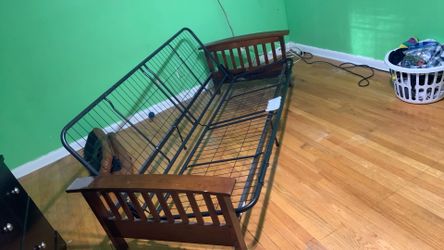 Futon turn into a bed