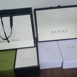 Gucci / Dior - Empty Boxes And Bags 