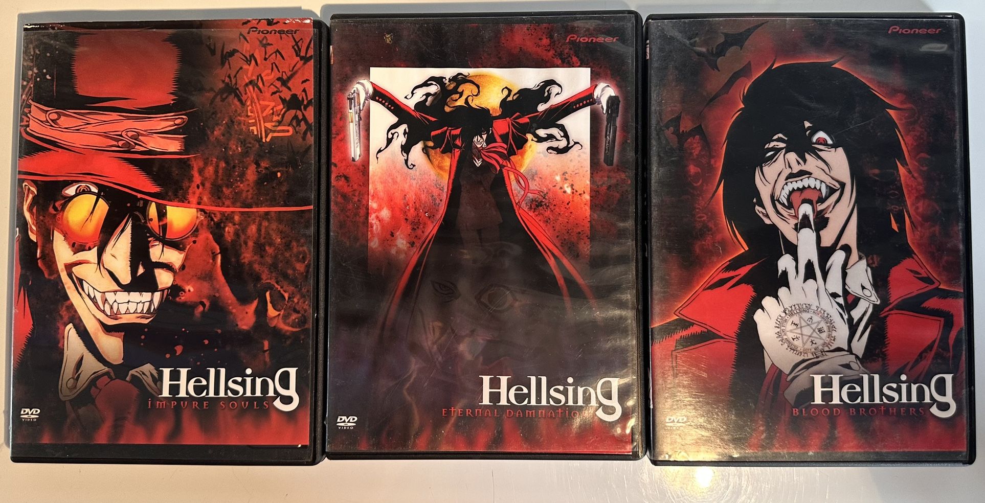 HELLSING COMBO PACK Of 3 DVDs