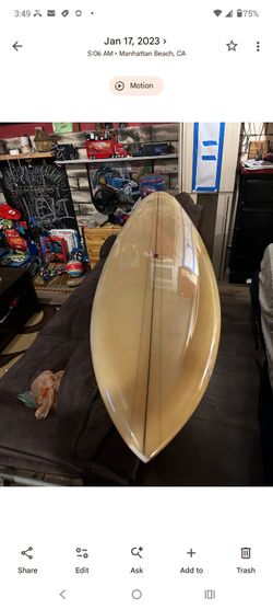 Rick surfboard vintage. 7'6 shaped by phil becker himself.