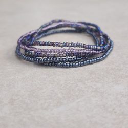 Seed Bead Stretch Bracelets Set