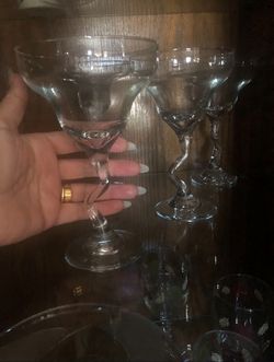 Set of 4 Long juice glasses