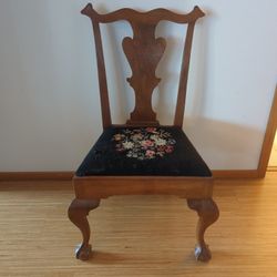 Vintage Hardwood Chair 