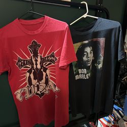Bob Marley & TuPac T Shirts