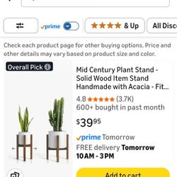 Solid Wood Plant Stand