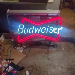 Vintage Budweisers Sign