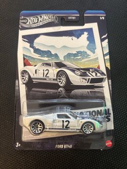 2026 Hot Wheels Silver Series National Icons Ford GT40 1/5 White