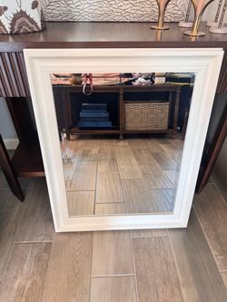Beveled mirror.