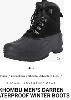 Khombu Men’s Boots Size 10