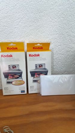 Kodak Easyshare 4x6 printer paper and cartridges.