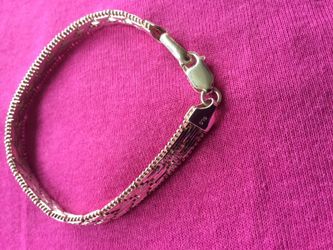 Sterling Silver 925 bracelet 🌸🌿Made in Italy 🇮🇹
