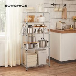 5-Tier Storage Shelves, Wire Shelving Unit, Kitchen Metal Shelves, Storage ✨✨✨✨