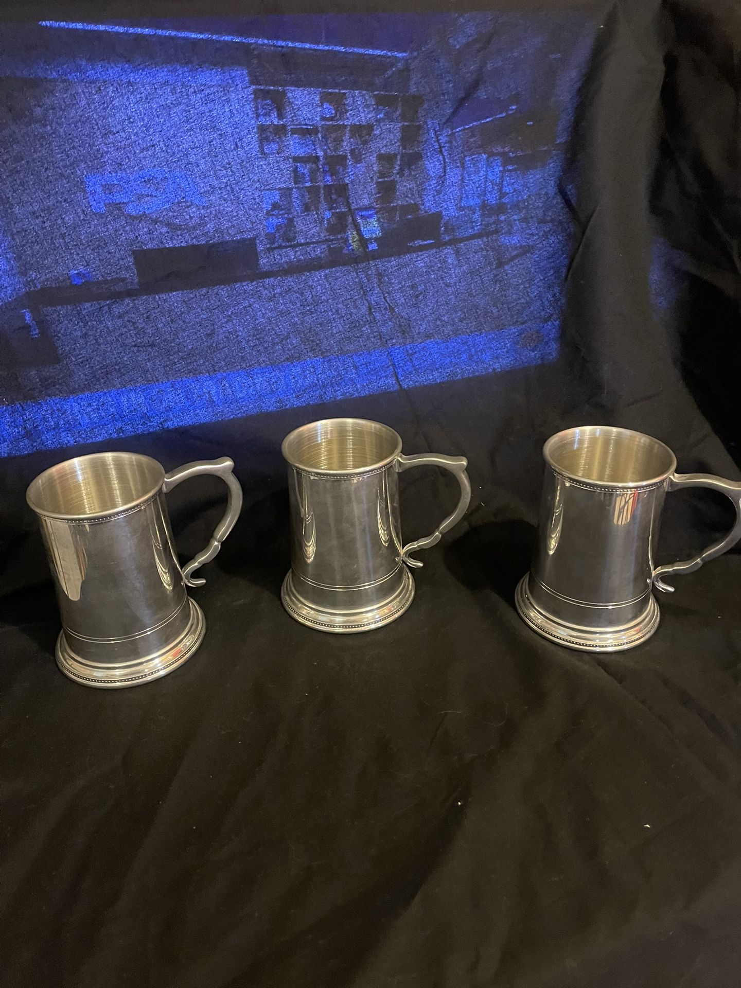 Tiffany And Company Pewter Tankards