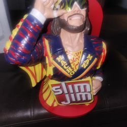 Macho Man Slim jim Counter Top Display 