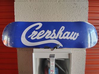 RARE NISEY HUSSLE CRENSHAW LOGO SKATEBOARD