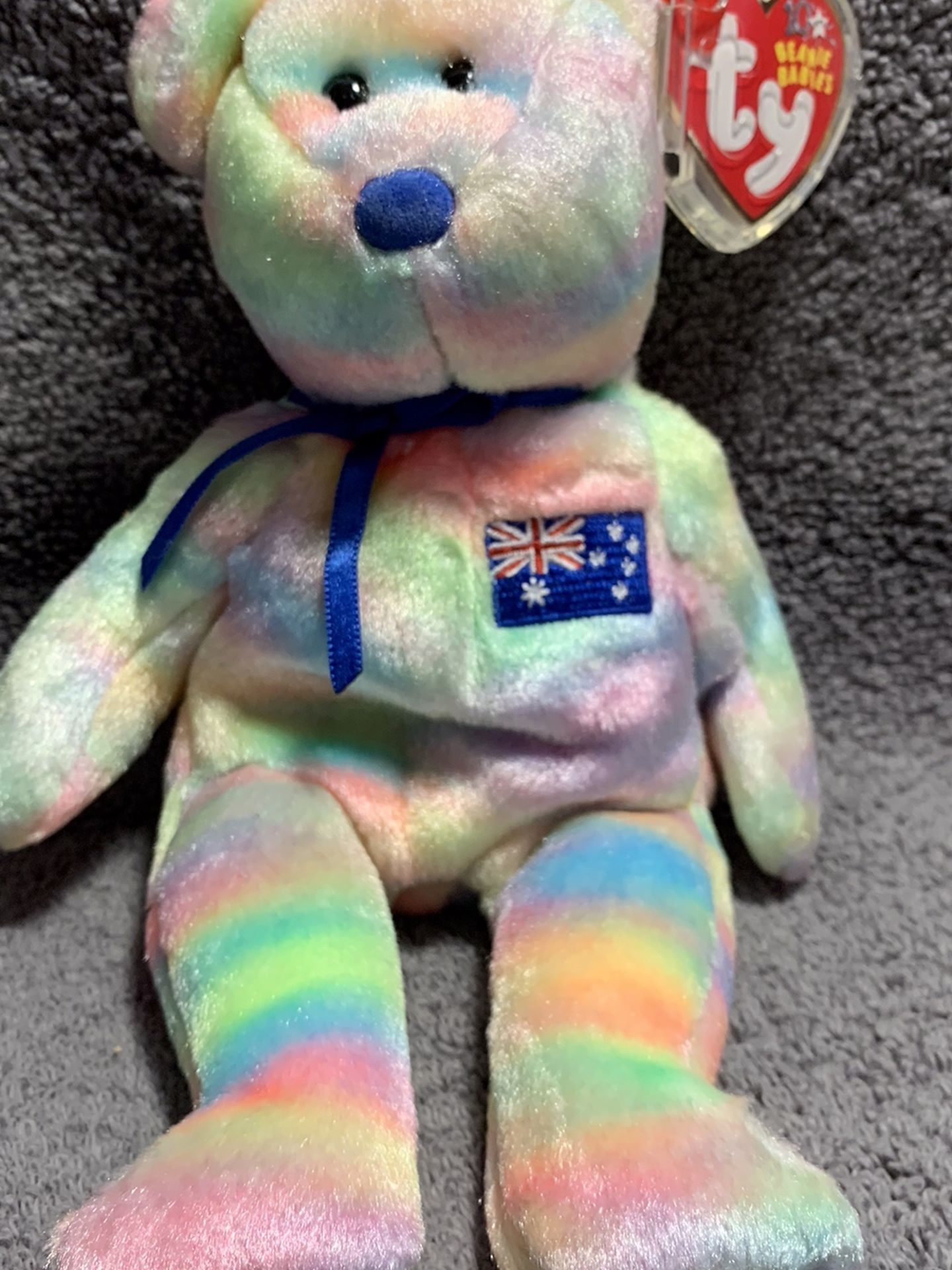 AussieBear Retired Beanie Baby Aussie- MINT Condition