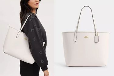 White Coach City Tote
