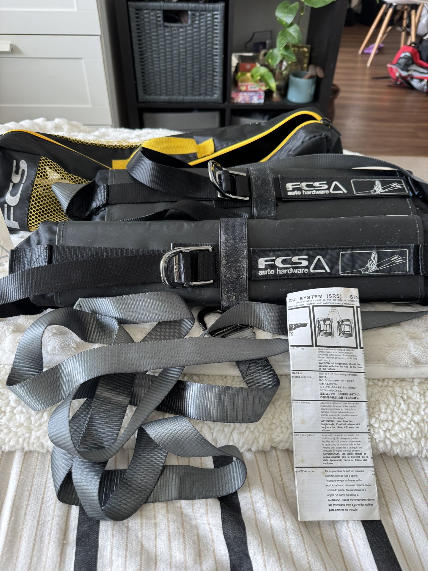 FCS Single Soft Racks - Surfboard Racks