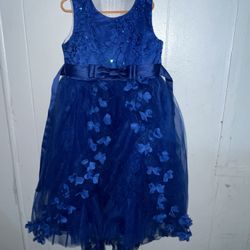 Navy Blue Toddler Dress 