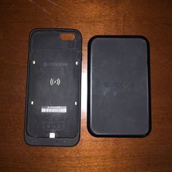 Mophie iPhone 7 Plus / 8 Plus Rechargeable Case & Charging Base - Juice Pack - Black 