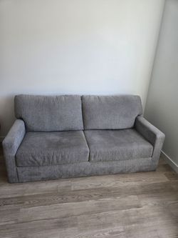 Comfortable Gray Loveseat from Fred Meyer FREE