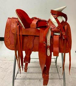 Montura charra de cuero