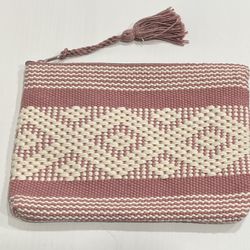 Telar woven handmade Mexican Makeup bag/ Multipurpose pouch