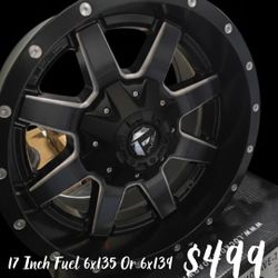 Wheels Fuel 17" 6 X 135 Odr 6 X 139 $499 All 4 